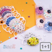 별과모래 [별과모래] 봄가을용 마스크 1+1 /키즈용/고급선물포장, 스윗스타(키즈용)/북유럽아침BL(키즈용)