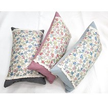 베개 린넨베개 30-50cm 베게솜포함, 03그레이, 1개