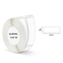 Niimbot-D11 라벨 스티커 D110 D11 라벨 용지 자체 접착 라벨 Niimbot D110 프린터용 방수 흰색 Niimbot D11 라벨, White 03