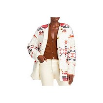 Aqua 여성 프린티드 리버시블 콜드 웨더 포 퍼 Coat Outerwear BHFO 5593 323676