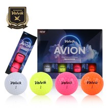 볼빅 AVION 비행최적화 골프공 아비온 칼라_1더즌12구, 칼라 1더즌