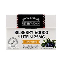 피터앤존 빌베리 60000+루테인 25mg 60캡슐, 3개