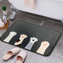 선물용 러그 귀여운 디자인 발러그 홈인테리어 소품, UR 15_강아지HELLO