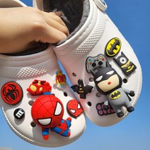 (4ver)배트맨 슈비츠 마블 3D피규어 캡틴 아이언맨 스파이더맨 슈비츠세트 슬리퍼, 아이언맨6PS, 아이언맨6PS