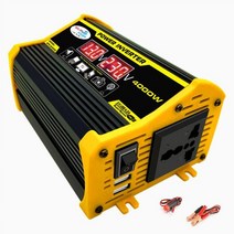 LED 자동차 배터리리 전압 변압기 변환기 휴대용 전원 인버터 USB 소켓 4000W AC110V 220V 1 4개, 01 1 1pc
