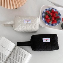 파베르 튤립하트파우치 하트파우치 누빔파우치