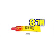 댕이몰 O공본드 노란본드 접착제 공업용 다용도 합성고무 접착제 30ml, 8개