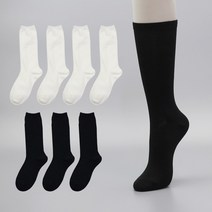 싹스윕 여성 베이직 하이롱 22cm 장목 양말 8켤레