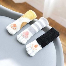 층간소음 마루보호 천소재 귀여운 양말같은 의자다리 커버 원목 원룸이사 스피커 식탁, 1개, 턱시도