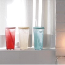 국산 주문 제작 심플 빨대컵 670ML 선물텀블러, 핑크