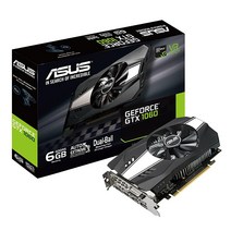 ASUS 지포스 GTX 1060 B ROG 스트릭스 OC 에디션 VR 레디 HDMI 2.0 DP 1.4 그래픽 카드 에이수스, GTX 1060_PH GTX 1060 6GB