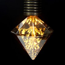 LED 에디슨 다이아 눈꽃 램프 인테리어용, 전구색