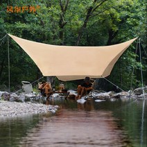 에어 풍채 호외 캠핑 텐트 차양비막이 스크린막 휴대용 글램핑천막, C09-단독 천막 천(3x5 미)