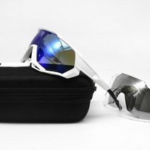 브랜드 스포츠 자전거 안경 3 렌즈 사이클링 안경 속도 남성 여성 도로 자전거 선글라스 방풍 산악 자전거 안경 고글, 클리어 3 렌즈, 색상 18