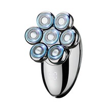 휴대용 삭발면도기 이발소 전기 민머리 면도기 머리 밀기, 7개 단품 구성+이발기
