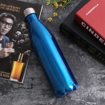 No834 TELAS 스텐 보온병 750ml 블루 텀블러 보온 보냉 물병 마호병 밀폐 물통 캠핑 보온통 냉온병 쿨보틀