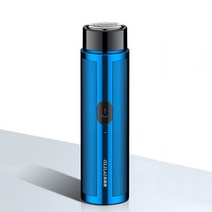 습식면도기 휴대용면도기 남자전기 Mini Electric Shaver For Portable Beard Knife USB Charging Face Bod, 01 Blue