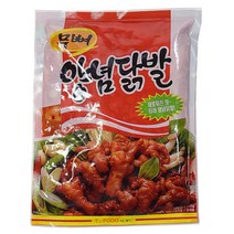 티푸드 업소용 (도매가격) 뼈없는 양념닭발 350g 1등 술안주 간편안주, 10팩