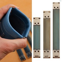 가죽 공예 DIY 동전지갑 안경집 파우치 푸쉬 입구 만들기 바네 -8cm