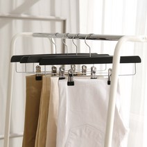 바보사랑 원목 치마바지걸이 블랙 10P.홈앤하우스, 상세설명 참조