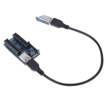 편리한 PCI E 확장 플렉스 PCI 라이저 리본 케이블 그래픽 카드 어댑터, 설명, 블랙, 플라스틱