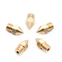 5Pcs 3D 프린터 황동 구리 노즐 혼합 크기 0.2/0.3/0.4/0.5/0.6 압출기 프린트 헤드 1.75MM MK8 Makerbot, 06 0.8-1.75mm