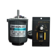220V AC 모터 15W 속도 모터 1400rpm/ 2800 rpm고속 마이크로 단상 반전 소형 모터, 한개옵션0