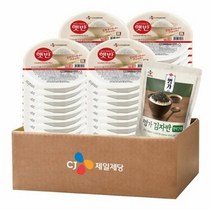 제일제당 [CJ] 햇반210gX 36개 + 명가김자반 50gX 1개 외