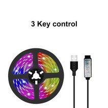 130M LED 스트립 조명 RGB USB 유연한 램프 테이프 다이오드 케이블 블루투스 제어 DC 5 V 데스크 스크린 TV 배경 조명, USB 3K Controller_CHINA | 15 m