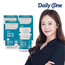 데일리원 전소민 관절건강 엠에스엠 영양제 미국산 100% 500mg 120정, 3통