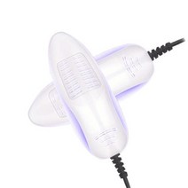 신발살균기 신발건조기 신발스타일러 무좀균 제거 전기 휴대용 신발 건조기 히터 UV 살균 살균기 탈취 일정한 온도, White irregular+UK