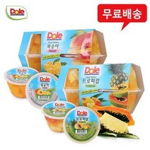 돌 후룻볼(4개입)x6팩(복숭아3팩＋트로피칼3팩)/무배