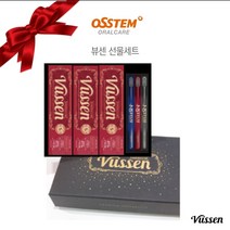 오스템 프리미엄 뷰센 치약 칫솔 33 고급형 선물세트 (선물케이스+쇼핑백 포함/ 설선물 추석선물 시상품 사은품 기념품), 뷰센S 2개+뷰센H 1개