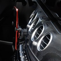 벤츠 E클래스 W213 전용 클립식 고정 스마트 폰 거치대 홀더 3D스캔 완벽맞춤, 그레이