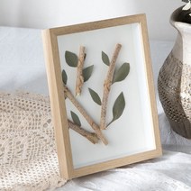 아트공간 3D 입체 관액자 8x10 (우드)