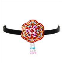 서연한복/베시 헤어밴드-S31 구슬빨강/배씨머리띠