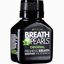 Breath Pearls 오리지널 프레션 브레스 수더 더 스토먹 50개입 소프트젤, 1개