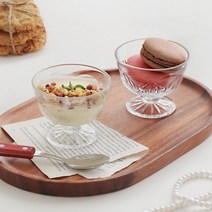 아이스크림컵 아포가토잔 유리 카페 디저트 요거트잔 볼 컵