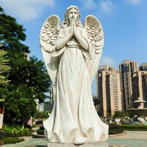 야외 대형 조형물 기도하는 천사 공원 가드닝 정원 인테리어 북유럽 장식품, TS15