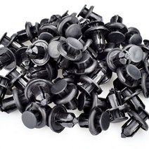 자동차 나일론 리벳 패스너10mm 구멍 범퍼 클립 리테이너 나사 펜더 쉴드 플라스틱 액세스 50 개, 한개옵션0