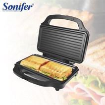 샌드위치메이커 와플메이커 전기 샌드위치 그릴 플레이트 panini 900w 요리 주방 가전 아침 식사 와플 기계 non stick iron pan sonifer, sf6055, 에게