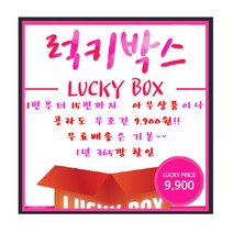 럭키박스(Lucky Box) 아무 상품을 골라도격 해피 박스 무료배송은 기본~, 4번