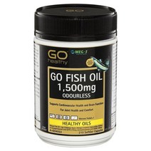 [뉴질랜드직구] GO Healthy Fish Oil 1500mg High Quality Odourless 210capsule 1PACK, 상세참조, 수량