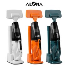 아로나 AL-6200 소형 원룸 가정용 미니 핸디형 무선 청소기, AL-6200W(화이트), AL-6200W