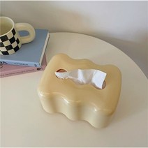 그로밋 티슈케이스 물티슈 휴지 커버 케이스, 크림