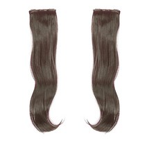 가발매니아 보그웨이브 46cm 부분2헤어피스 붙임머리 made in korea, 초코브라운(제디원사), 2개