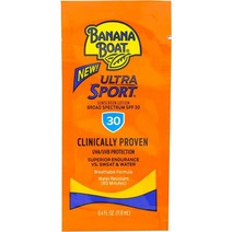 Banana Boat 스포츠 선스크린 SPF 30 보호 로션 여행용 패킷 200팩