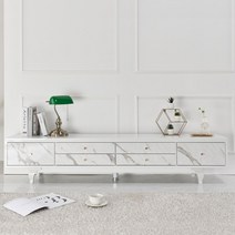 늘품목 미가엘UV하이그로시 도장 유광 거실장 2000TV다이 티비장, 마블