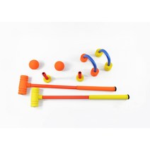 게이트볼 파크골프 볼 세트 컬러 소프트 스틱 크로켓 조합 훈련