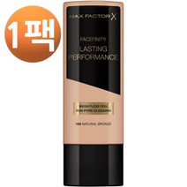 맥스 팩터 래스팅 퍼포먼스 리퀴드 파운데이션 109 내추럴 브론즈 35ml, 1팩